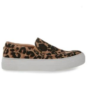 Steve Madden Gills Leopard Print Slip-On Sneakers